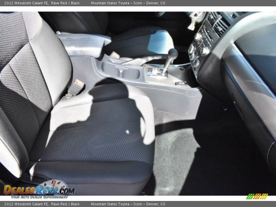 2012 Mitsubishi Galant FE Rave Red / Black Photo #17