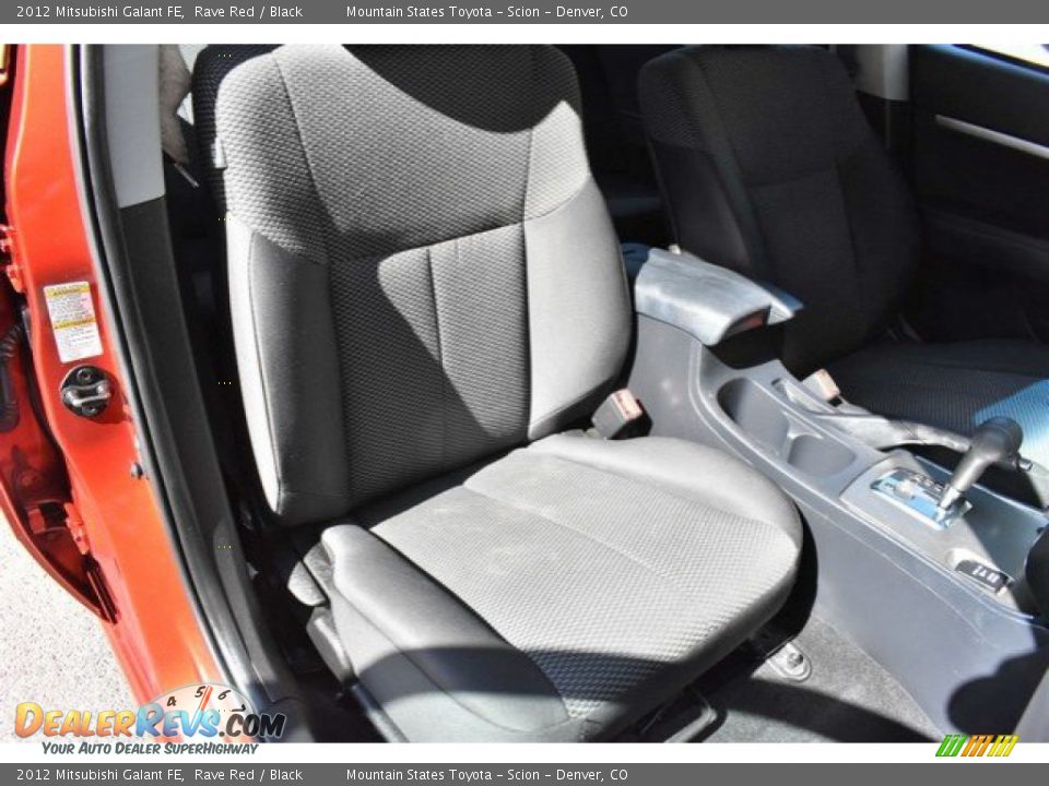 2012 Mitsubishi Galant FE Rave Red / Black Photo #18