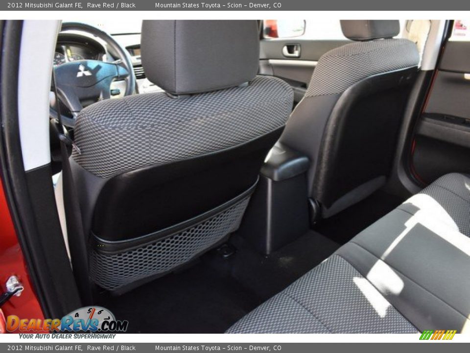2012 Mitsubishi Galant FE Rave Red / Black Photo #19