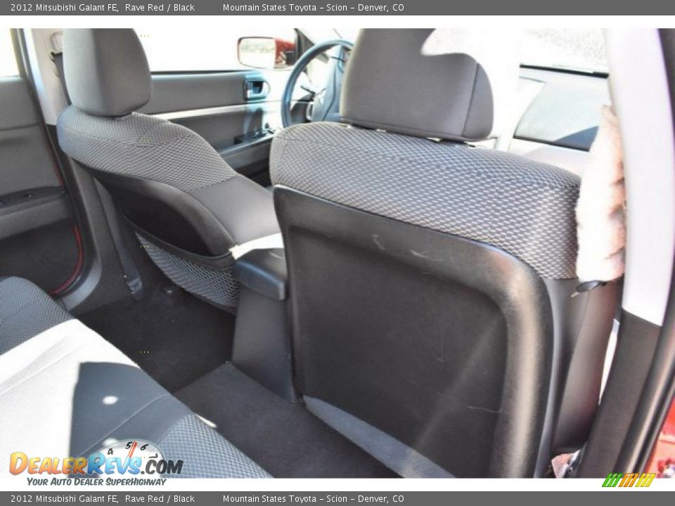 2012 Mitsubishi Galant FE Rave Red / Black Photo #20