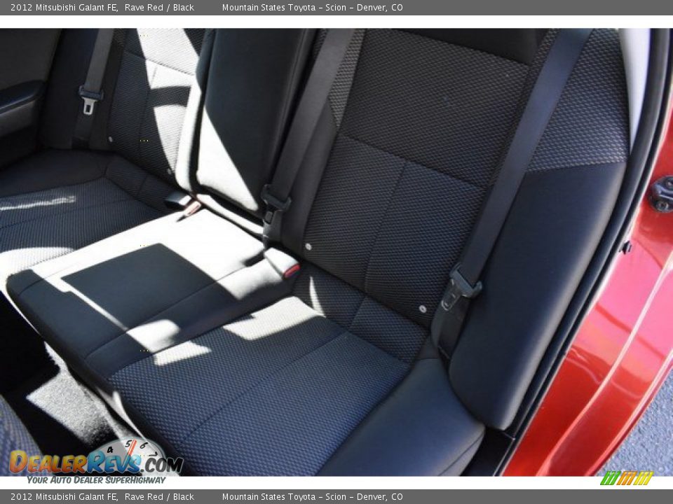 2012 Mitsubishi Galant FE Rave Red / Black Photo #21
