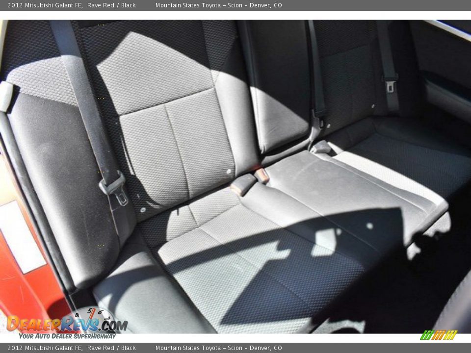 2012 Mitsubishi Galant FE Rave Red / Black Photo #22