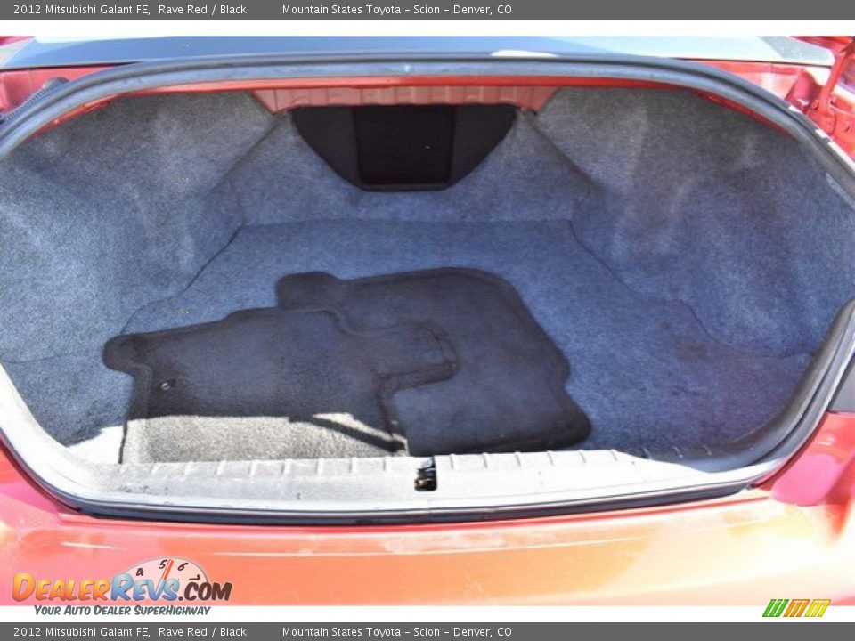 2012 Mitsubishi Galant FE Rave Red / Black Photo #26