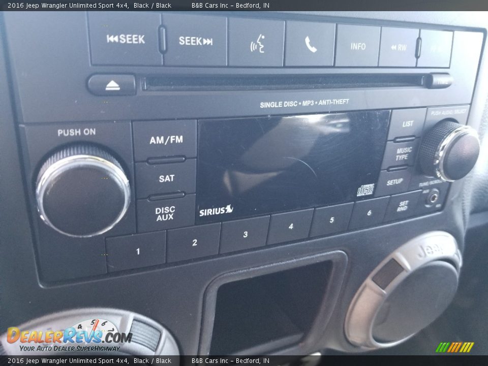 2016 Jeep Wrangler Unlimited Sport 4x4 Black / Black Photo #14