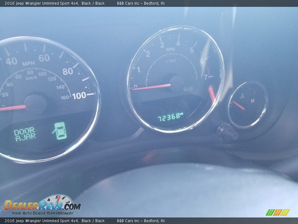 2016 Jeep Wrangler Unlimited Sport 4x4 Black / Black Photo #16
