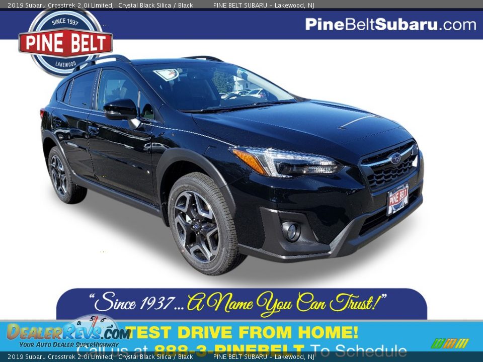 2019 Subaru Crosstrek 2.0i Limited Crystal Black Silica / Black Photo #1