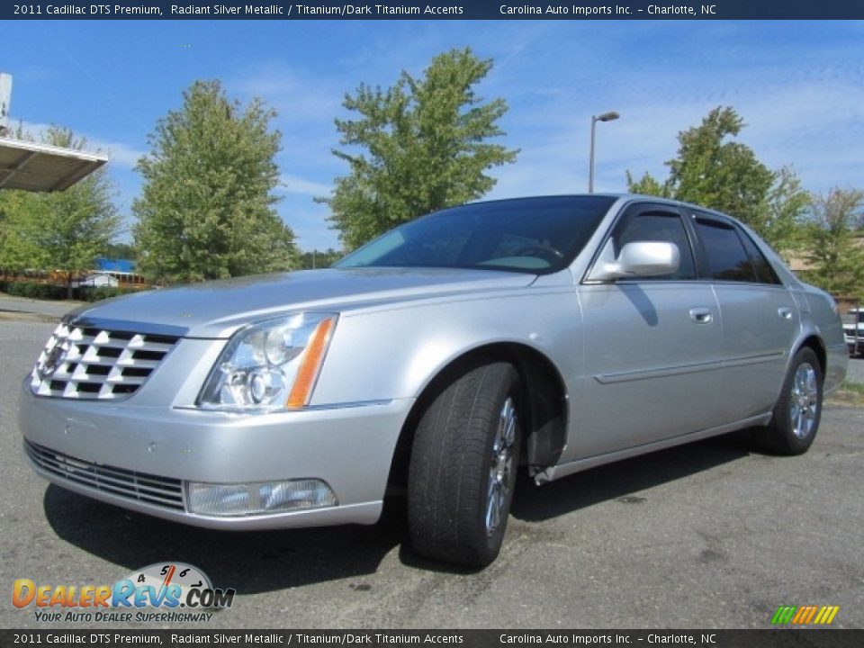 2011 Cadillac DTS Premium Radiant Silver Metallic / Titanium/Dark Titanium Accents Photo #6
