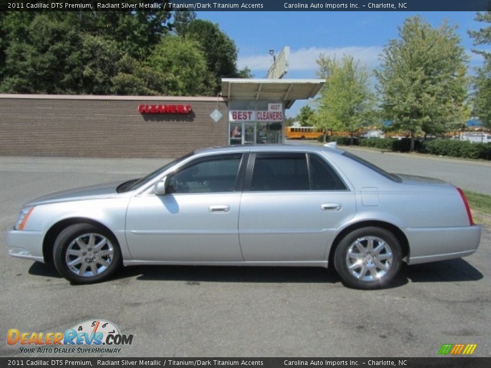 2011 Cadillac DTS Premium Radiant Silver Metallic / Titanium/Dark Titanium Accents Photo #7