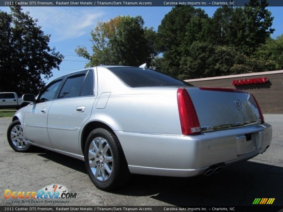 2011 Cadillac DTS Premium Radiant Silver Metallic / Titanium/Dark Titanium Accents Photo #8