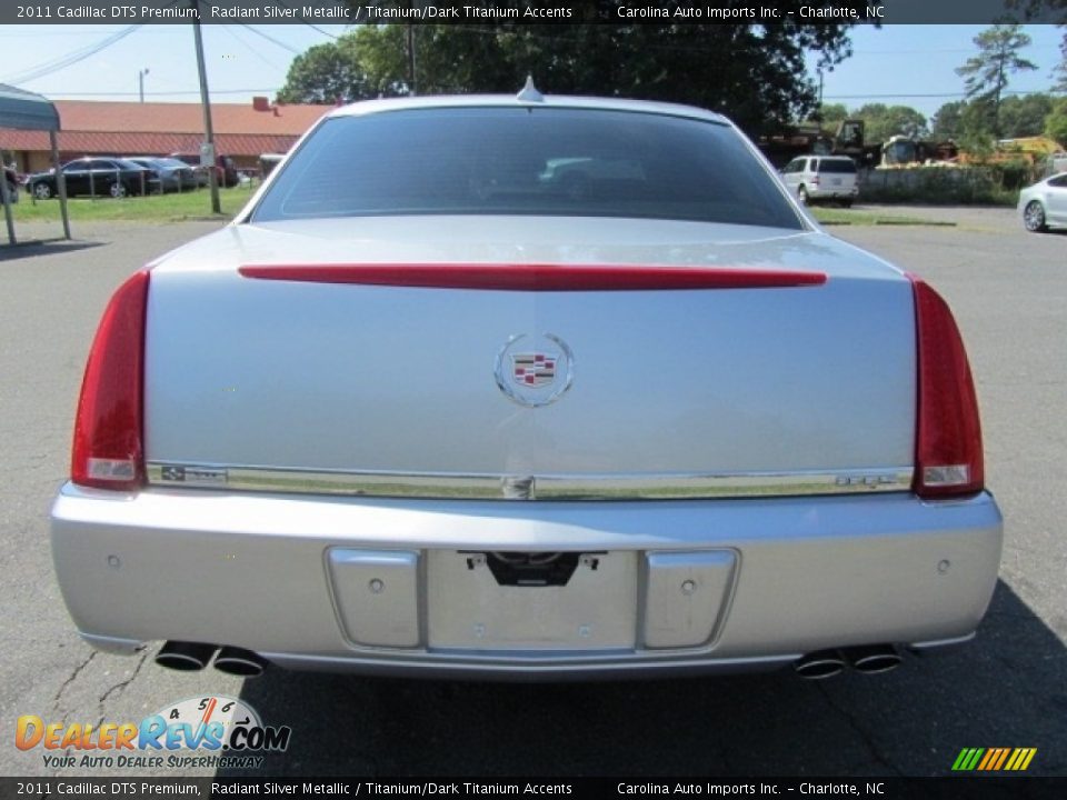 2011 Cadillac DTS Premium Radiant Silver Metallic / Titanium/Dark Titanium Accents Photo #9