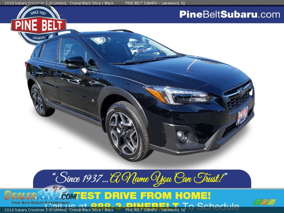 2019 Subaru Crosstrek 2.0i Limited Crystal Black Silica / Black Photo #1
