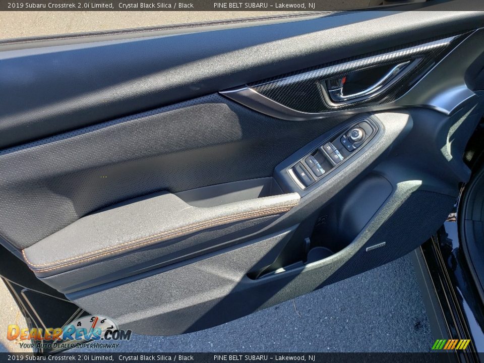 2019 Subaru Crosstrek 2.0i Limited Crystal Black Silica / Black Photo #8