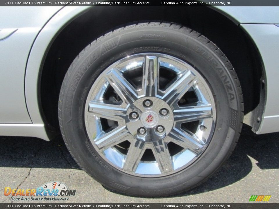 2011 Cadillac DTS Premium Radiant Silver Metallic / Titanium/Dark Titanium Accents Photo #27