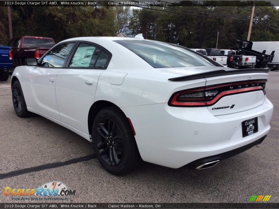 2019 Dodge Charger SXT AWD White Knuckle / Black Photo #7