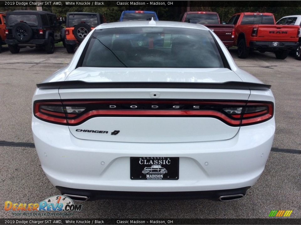 2019 Dodge Charger SXT AWD White Knuckle / Black Photo #8