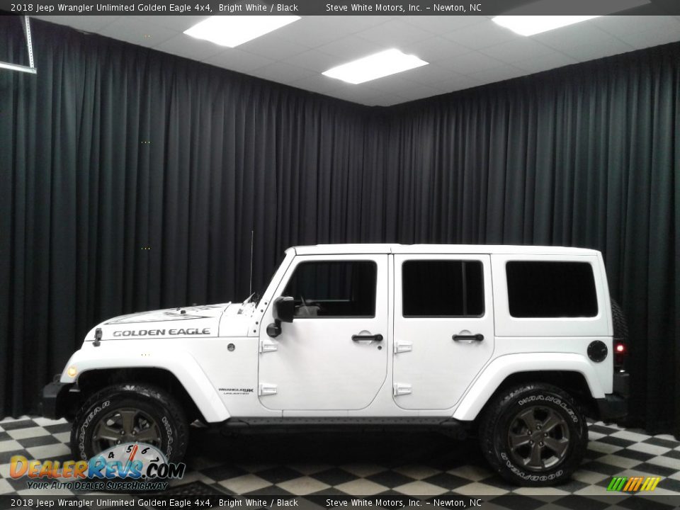 2018 Jeep Wrangler Unlimited Golden Eagle 4x4 Bright White / Black Photo #1