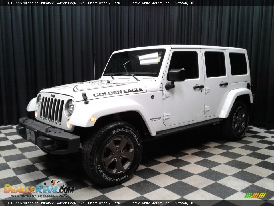 2018 Jeep Wrangler Unlimited Golden Eagle 4x4 Bright White / Black Photo #2