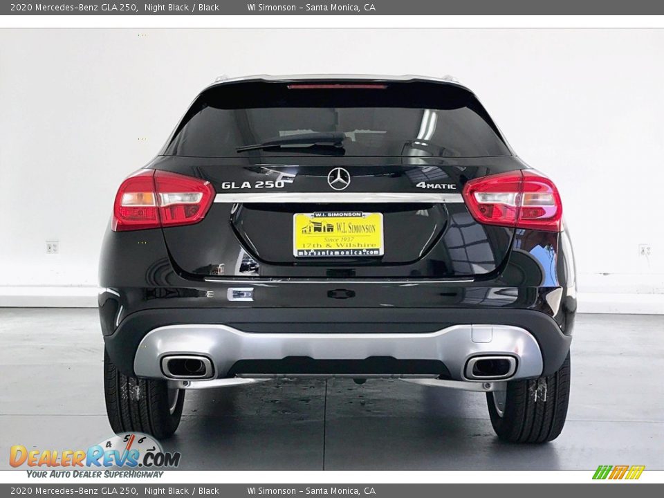 2020 Mercedes-Benz GLA 250 Night Black / Black Photo #3