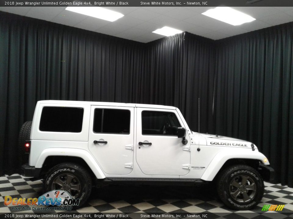 2018 Jeep Wrangler Unlimited Golden Eagle 4x4 Bright White / Black Photo #5