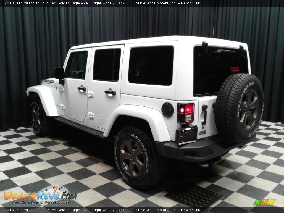 2018 Jeep Wrangler Unlimited Golden Eagle 4x4 Bright White / Black Photo #8