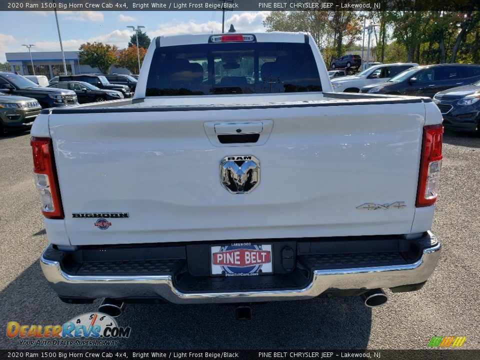 2020 Ram 1500 Big Horn Crew Cab 4x4 Bright White / Light Frost Beige/Black Photo #5
