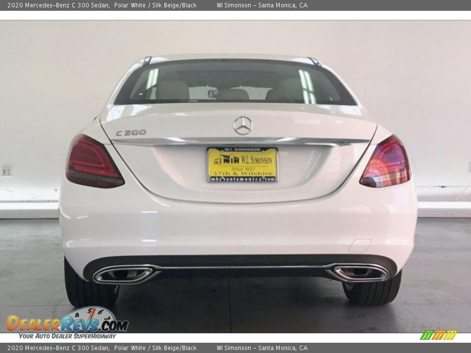 2020 Mercedes-Benz C 300 Sedan Polar White / Silk Beige/Black Photo #3