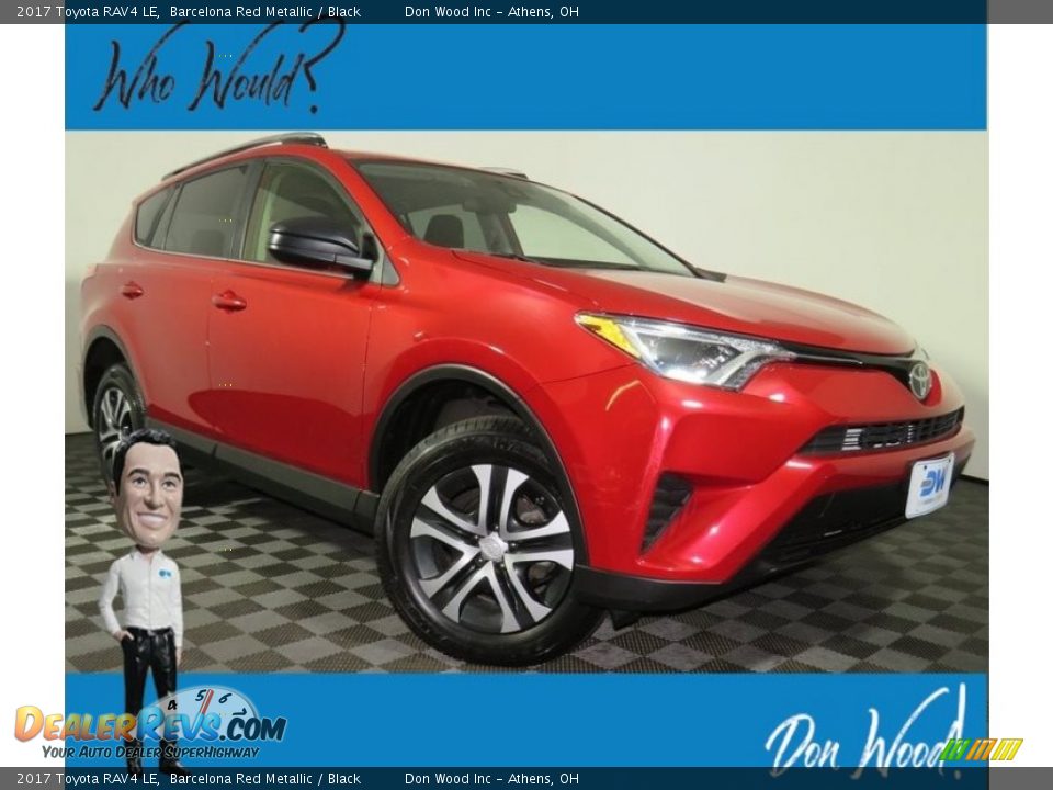 2017 Toyota RAV4 LE Barcelona Red Metallic / Black Photo #1