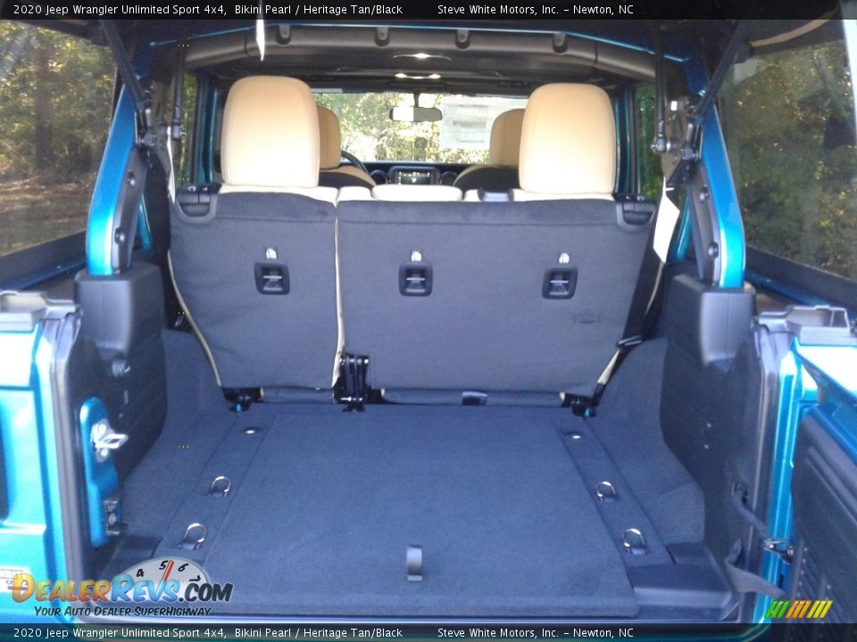 2020 Jeep Wrangler Unlimited Sport 4x4 Bikini Pearl / Heritage Tan/Black Photo #12