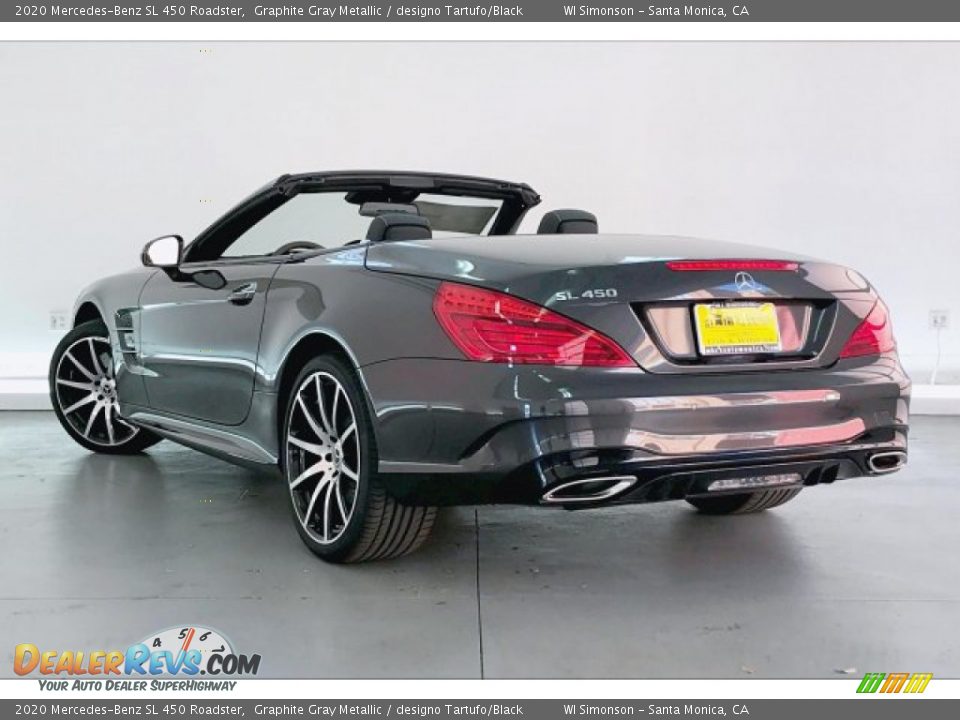 2020 Mercedes-Benz SL 450 Roadster Graphite Gray Metallic / designo Tartufo/Black Photo #2