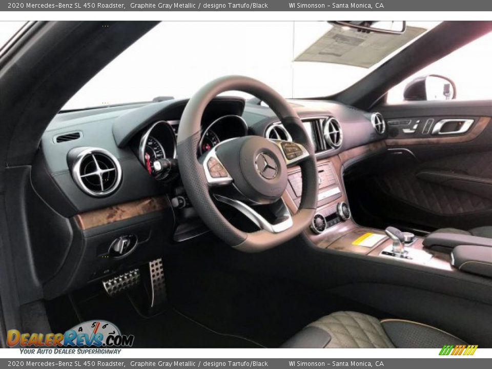 2020 Mercedes-Benz SL 450 Roadster Graphite Gray Metallic / designo Tartufo/Black Photo #4