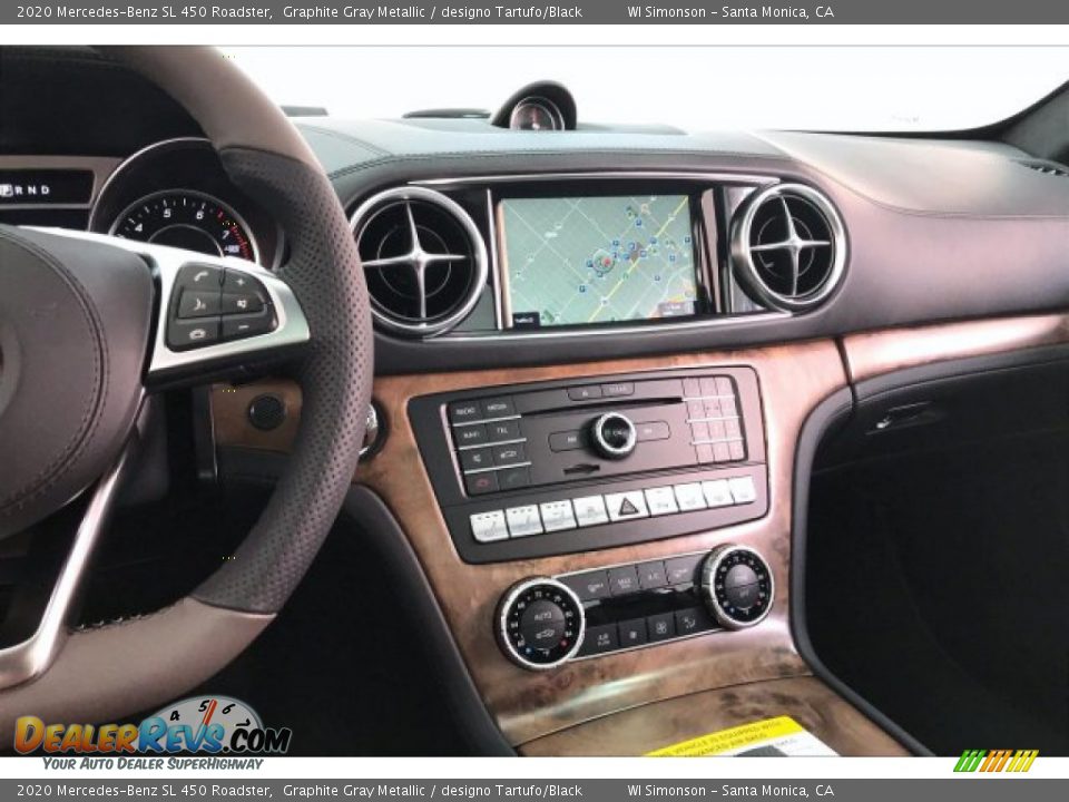 2020 Mercedes-Benz SL 450 Roadster Graphite Gray Metallic / designo Tartufo/Black Photo #6