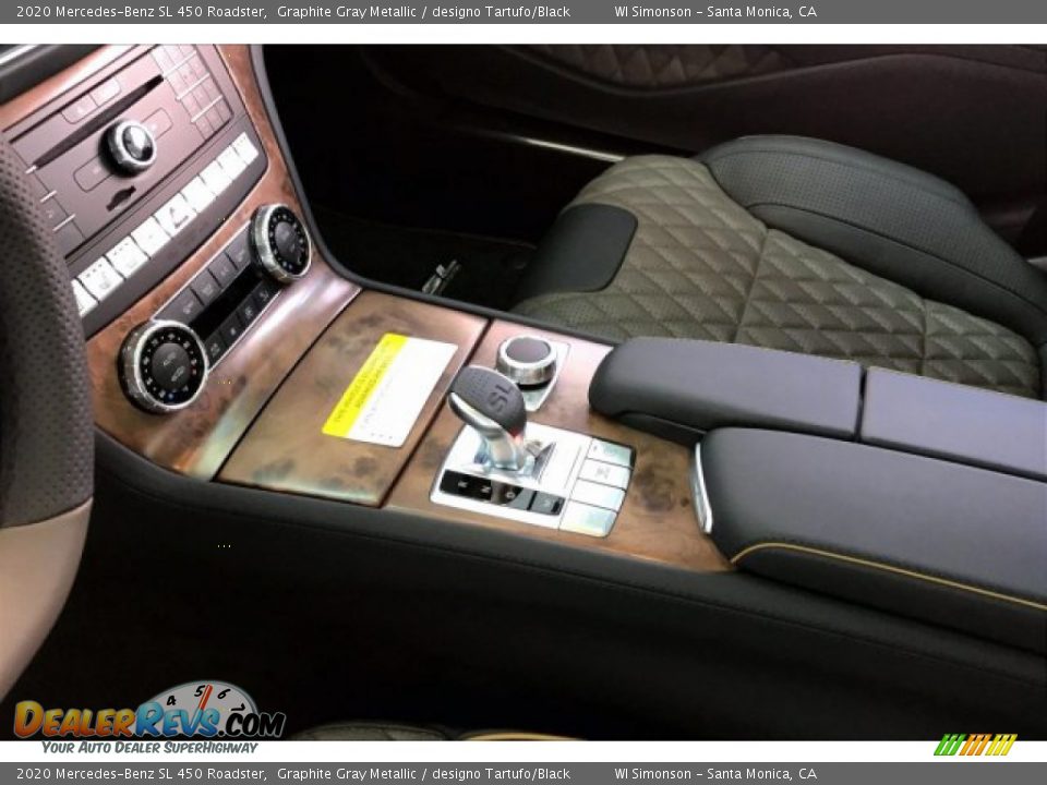 2020 Mercedes-Benz SL 450 Roadster Graphite Gray Metallic / designo Tartufo/Black Photo #7