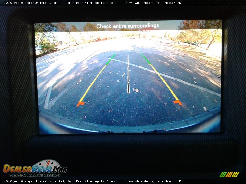 2020 Jeep Wrangler Unlimited Sport 4x4 Bikini Pearl / Heritage Tan/Black Photo #21