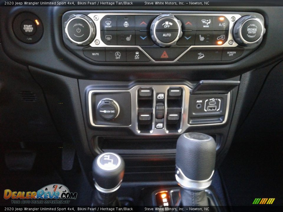 2020 Jeep Wrangler Unlimited Sport 4x4 Bikini Pearl / Heritage Tan/Black Photo #25