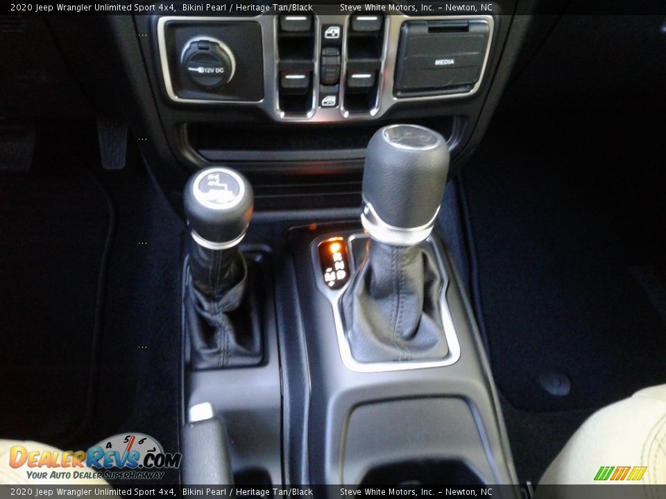2020 Jeep Wrangler Unlimited Sport 4x4 Bikini Pearl / Heritage Tan/Black Photo #26
