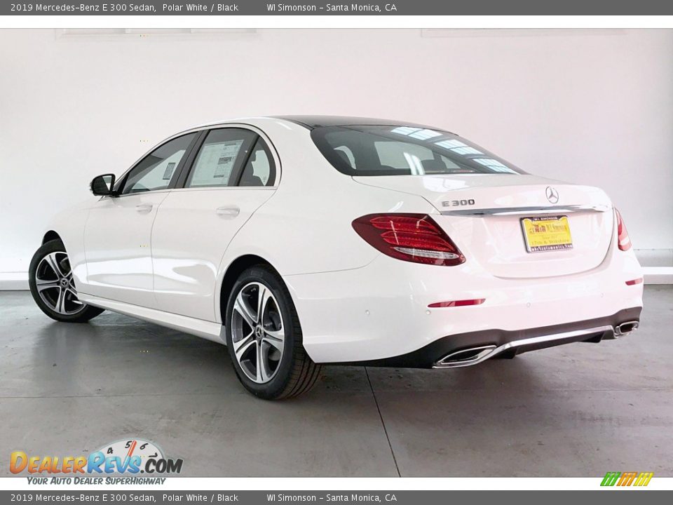 2019 Mercedes-Benz E 300 Sedan Polar White / Black Photo #2