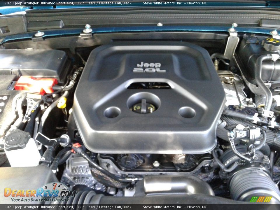 2020 Jeep Wrangler Unlimited Sport 4x4 Bikini Pearl / Heritage Tan/Black Photo #30