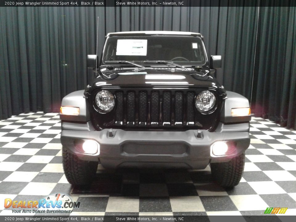2020 Jeep Wrangler Unlimited Sport 4x4 Black / Black Photo #3
