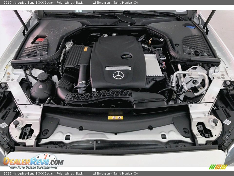 2019 Mercedes-Benz E 300 Sedan Polar White / Black Photo #8