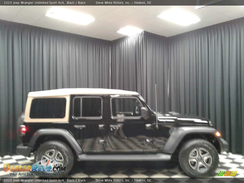 2020 Jeep Wrangler Unlimited Sport 4x4 Black / Black Photo #5