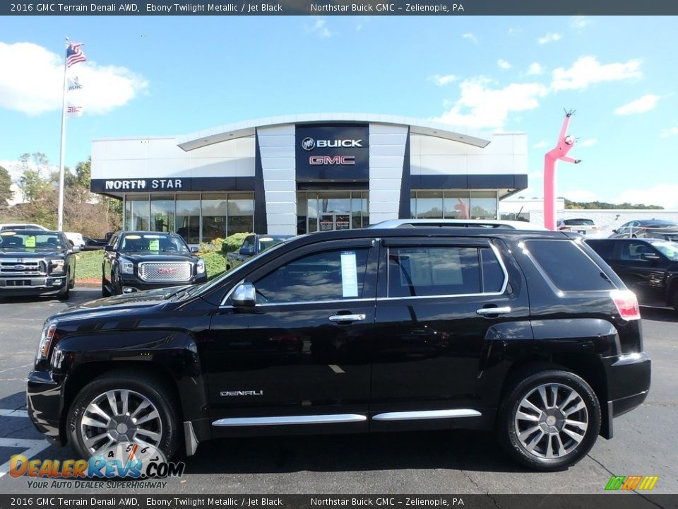 2016 GMC Terrain Denali AWD Ebony Twilight Metallic / Jet Black Photo #1