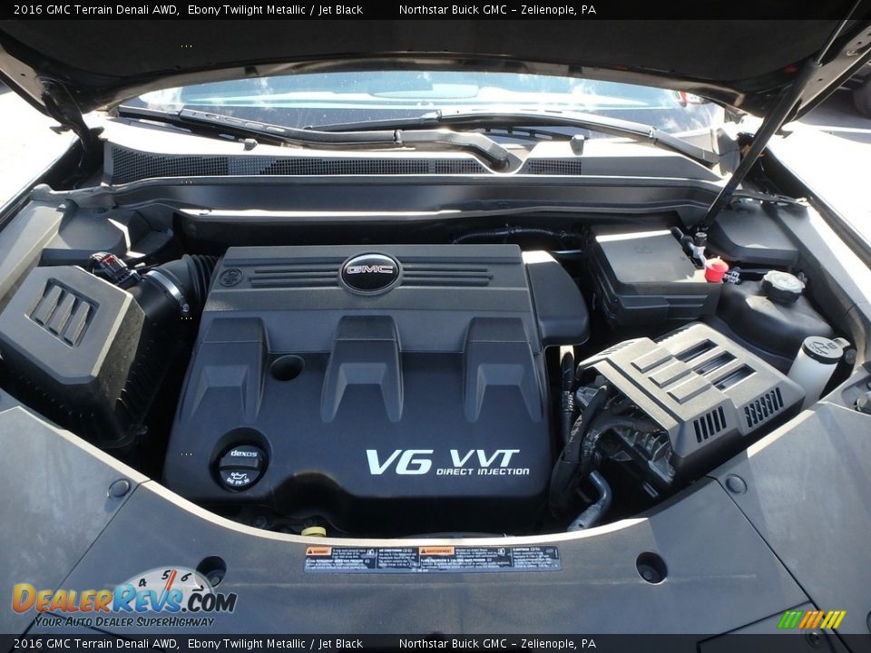 2016 GMC Terrain Denali AWD Ebony Twilight Metallic / Jet Black Photo #2
