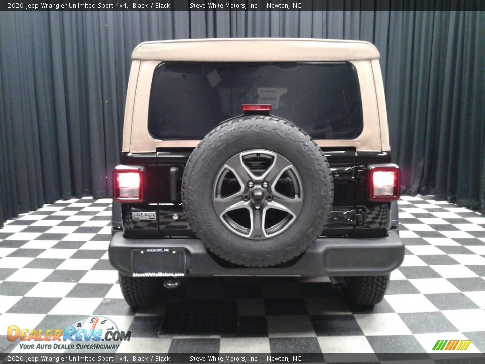 2020 Jeep Wrangler Unlimited Sport 4x4 Black / Black Photo #7