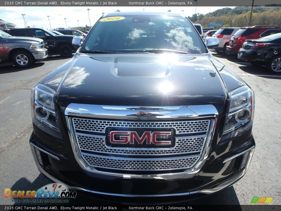2016 GMC Terrain Denali AWD Ebony Twilight Metallic / Jet Black Photo #3