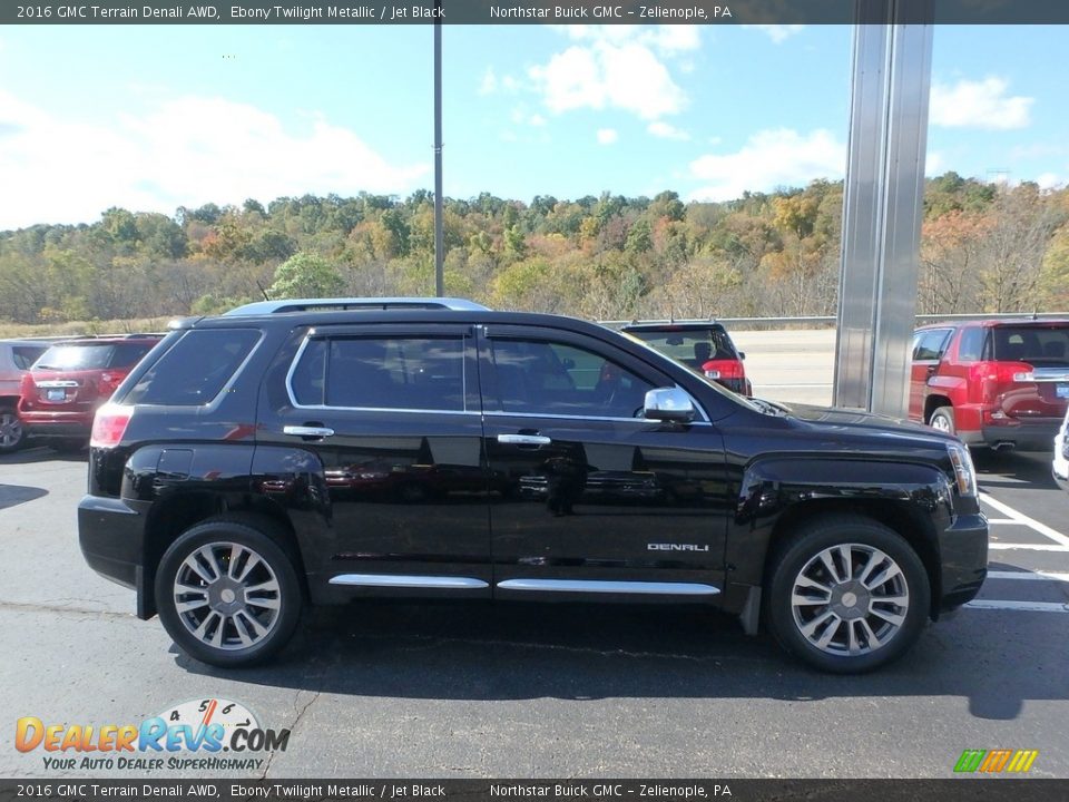 2016 GMC Terrain Denali AWD Ebony Twilight Metallic / Jet Black Photo #5