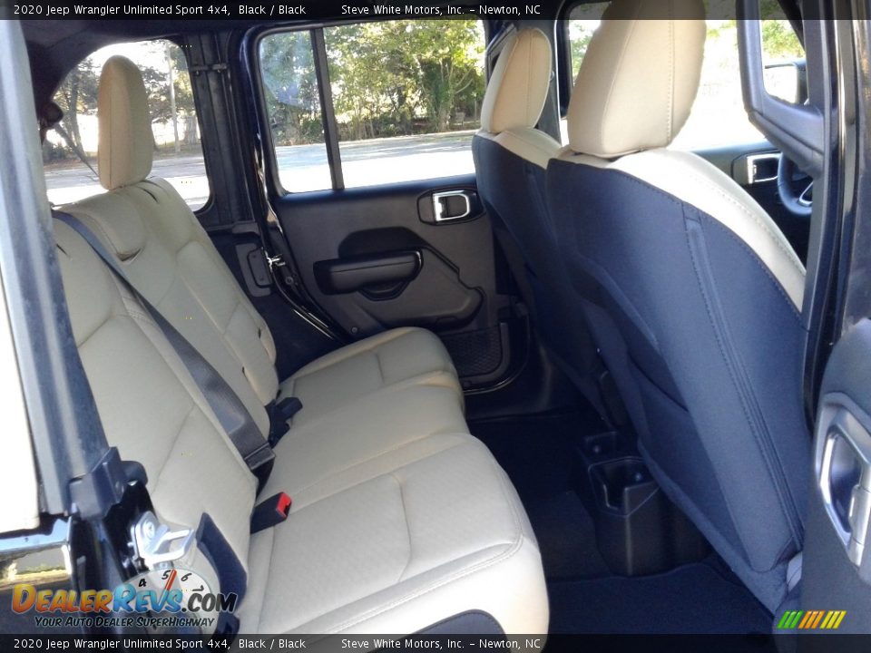2020 Jeep Wrangler Unlimited Sport 4x4 Black / Black Photo #13