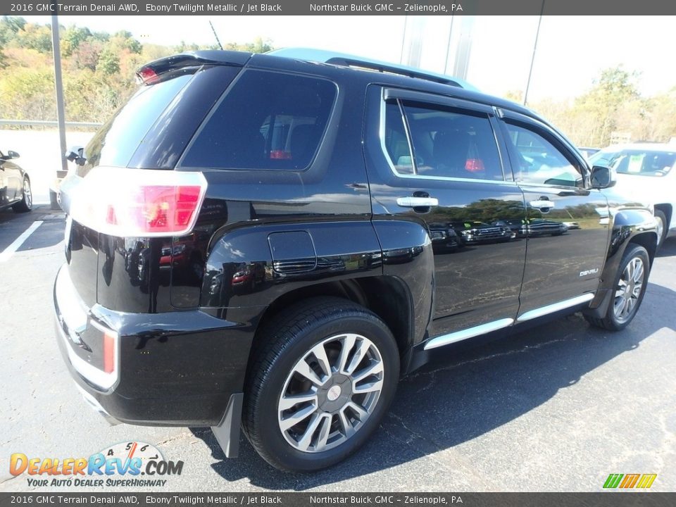 2016 GMC Terrain Denali AWD Ebony Twilight Metallic / Jet Black Photo #8
