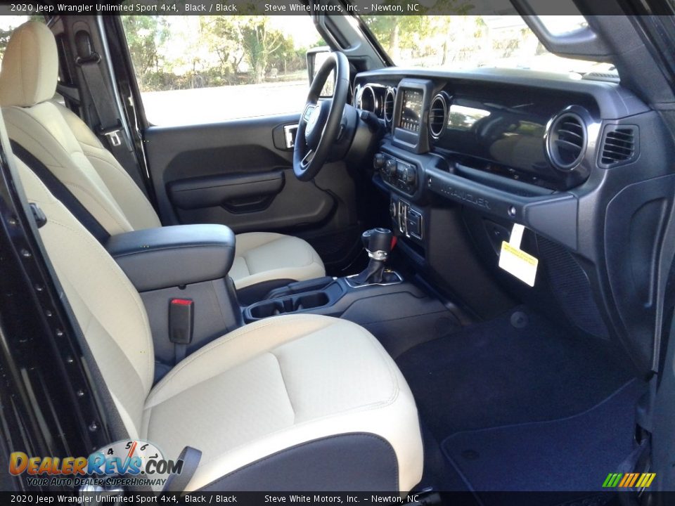 2020 Jeep Wrangler Unlimited Sport 4x4 Black / Black Photo #14