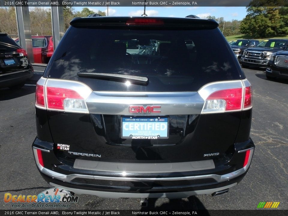 2016 GMC Terrain Denali AWD Ebony Twilight Metallic / Jet Black Photo #9