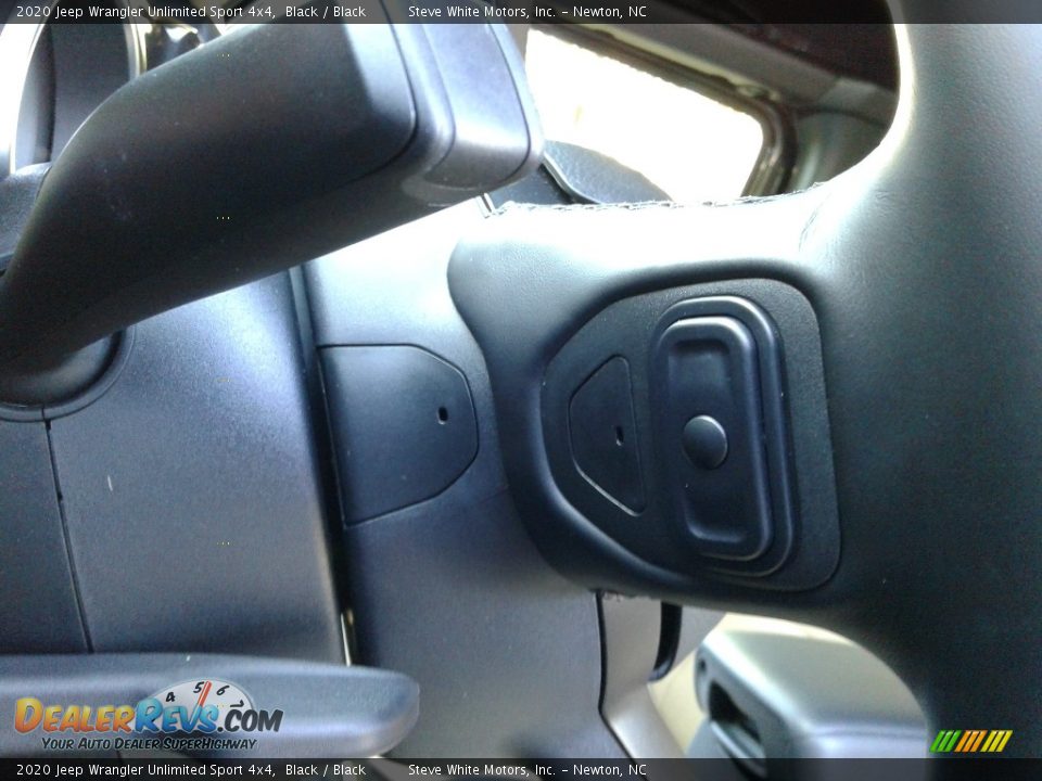 2020 Jeep Wrangler Unlimited Sport 4x4 Black / Black Photo #15